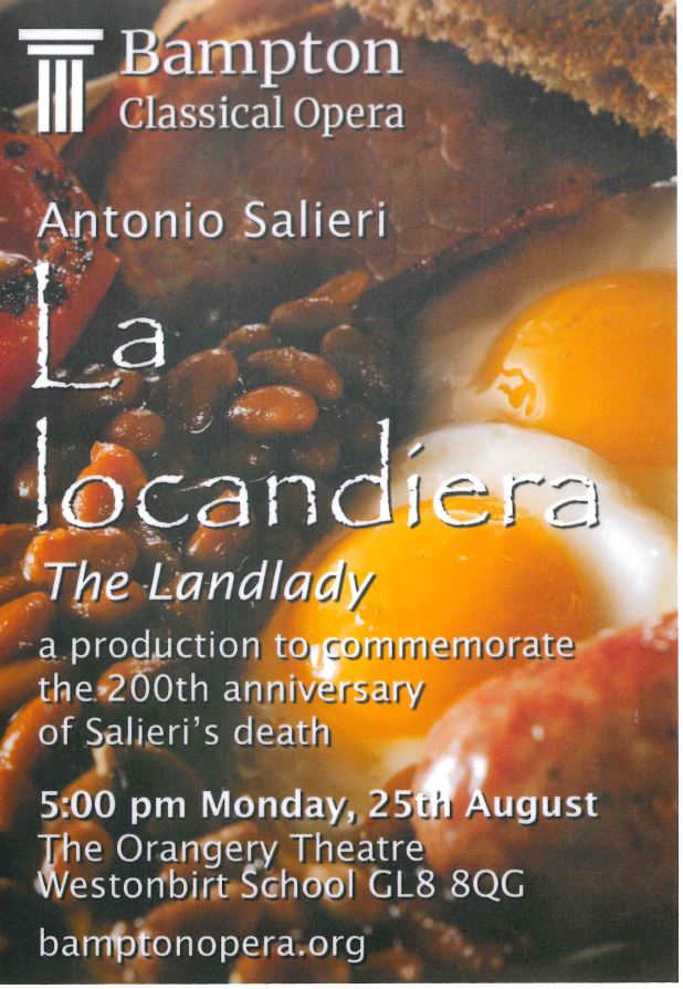 La Locandiera - Bampton Classic Opera at The Orangery Theatre Westonbirt School
